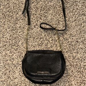 Michael Kors Black Pebbled Leather Crossbody Bag